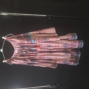 INDIA BOUTIQUE BOHEMIA MIDI WITH BELL SLEEVES-SIZE: MEDIUM